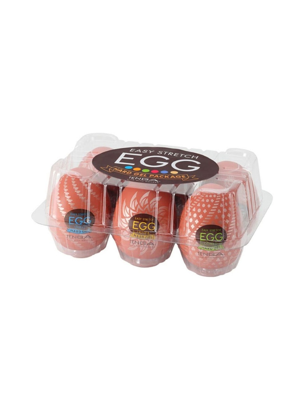 TENGA - OEUF MASTURBATEUR DUR PACK 6 UNITÉS TENGA - OEUF MASTURBATEUR DUR PACK 6 UNITÉS