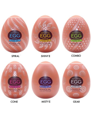 TENGA - OEUF MASTURBATEUR DUR PACK 6 UNITÉS