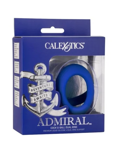 ADMIRAL - COCK BALL DOUBLE ANNEAU BLEU
