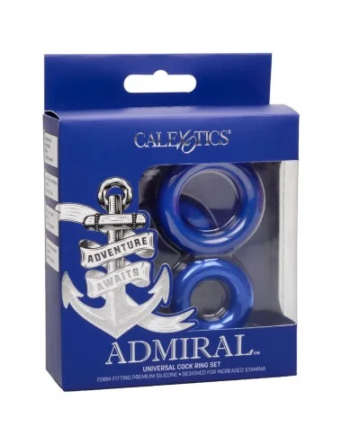 ADMIRAL - ENSEMBLE D'ANNEAU PÉNIEN BLEU