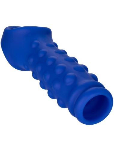 ADMIRAL - COUVERCLE DE PÉNIS EN PERLES SILICONE LIQUIDE BLEU