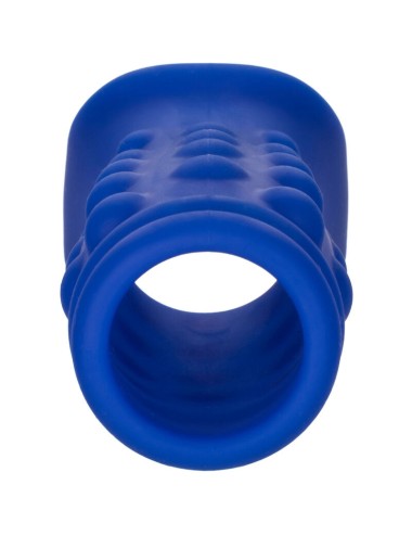 ADMIRAL - COUVERCLE DE PÉNIS EN PERLES SILICONE LIQUIDE BLEU