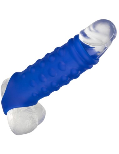 ADMIRAL - COUVERCLE DE PÉNIS EN PERLES SILICONE LIQUIDE BLEU