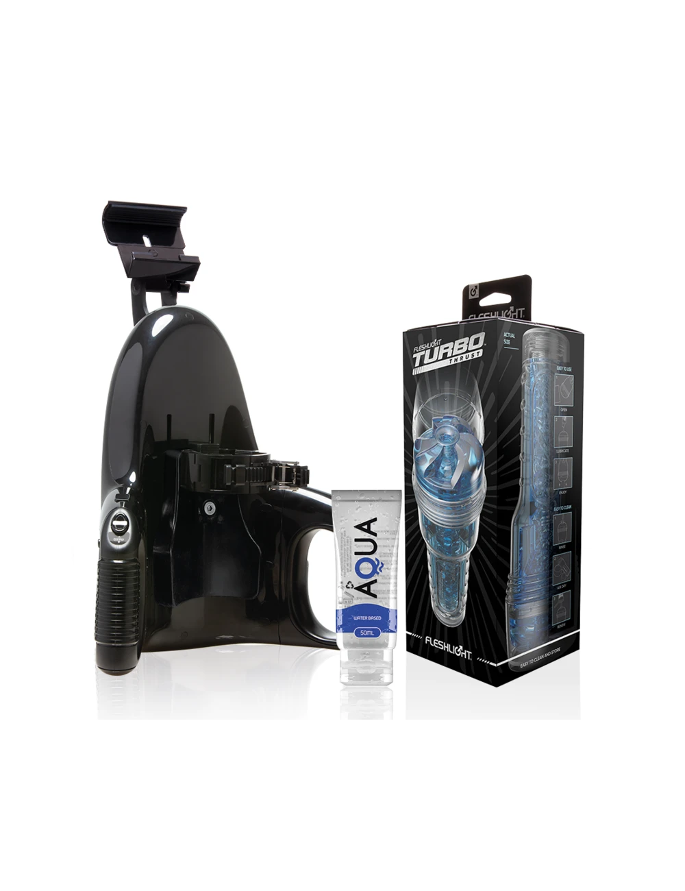 FLESHLIGHT - TURBO THRUST BLUE ICE + LANCEMENT UNIVERSEL + LUBRIFIANT QUALITÉ AQUA 50 ML FLESHLIGHT - TURBO THRUST BLUE ICE + LANCEMENT UNIVERSEL + LUBRIFIANT QUALITÉ AQUA 50 ML