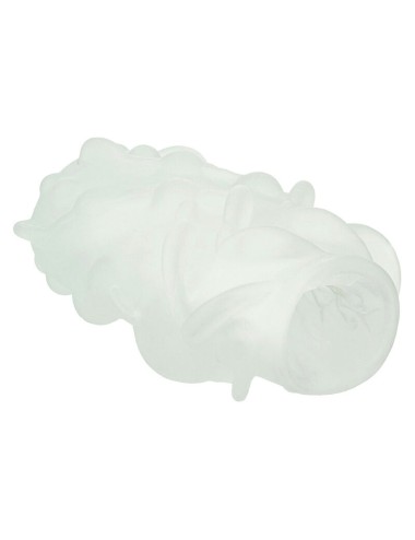CALIFORNIA EXOTICS - BOUNDLESS SQUISHY RÉVERSIBLE BALL STROKE GRIS