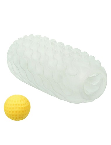 CALIFORNIA EXOTICS - BOUNDLESS SQUISHY RÉVERSIBLE BALL STROKE GRIS