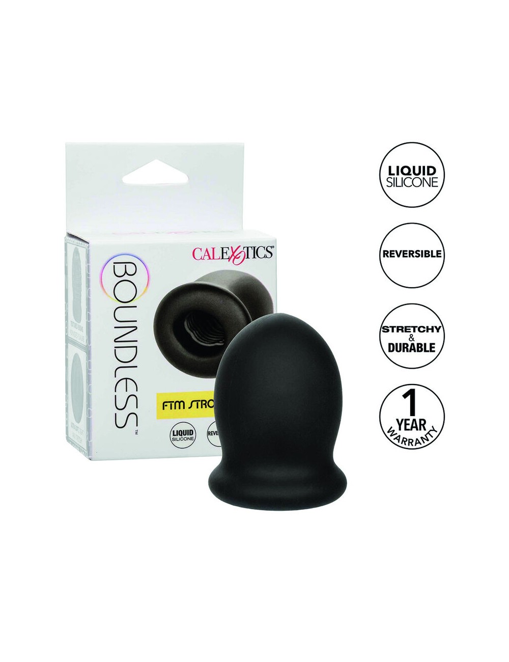 CALIFORNIA EXOTICS - BOUNDLESS FTM STROKER RÉVERSIBLE 5CM CALIFORNIA EXOTICS - BOUNDLESS FTM STROKER RÉVERSIBLE 5CM