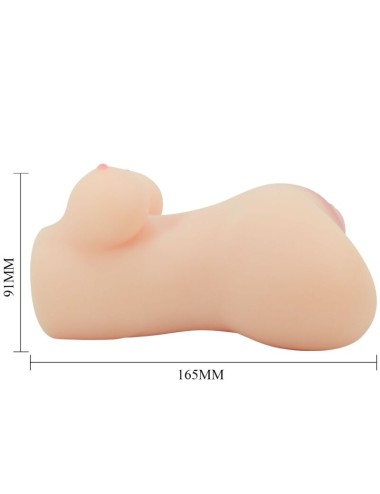 CRAZY BULL - VIBRATEUR VAGIN ET ANUS RÉALISTE HANNAH