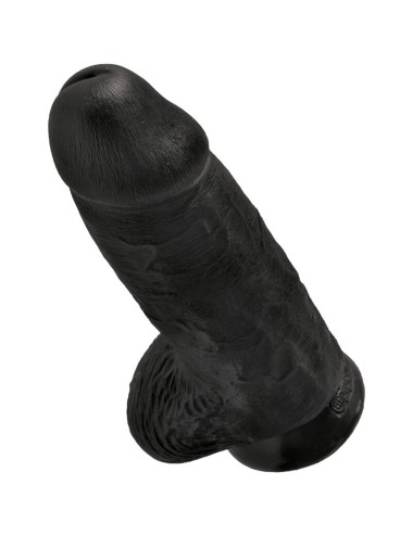 KING COCK - PÉNIS RÉALISTE CHUBBY 23 CM NOIR