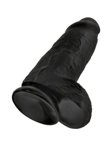 KING COCK - PÉNIS RÉALISTE CHUBBY 23 CM NOIR