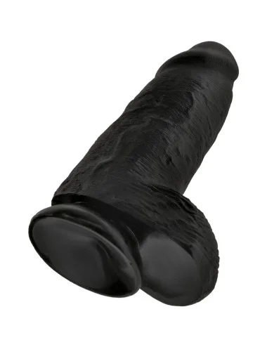 KING COCK - PÉNIS RÉALISTE CHUBBY 23 CM NOIR