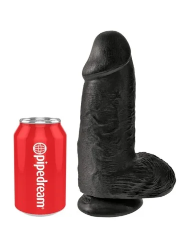 KING COCK - PÉNIS RÉALISTE CHUBBY 23 CM NOIR