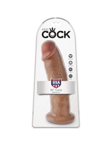 KING COCK - PÉNIS RÉALISTE 24 CM CARAMEL