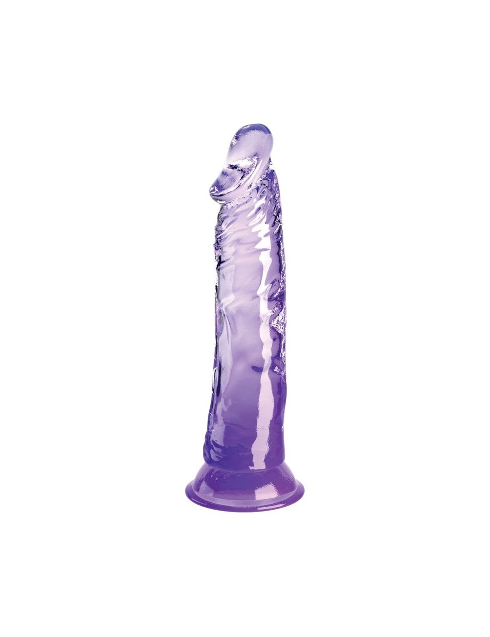 KING COCK - CLEAR PÉNIS RÉALISTE 19.7 CM VIOLET