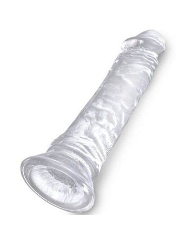 KING COCK - PÉNIS RÉALISTE CLAIR 19.7 CM TRANSPARENT