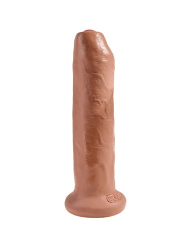 KING COCK - PÉNIS RÉALISTE NON COUPÉ 17.8 CM CARAMEL