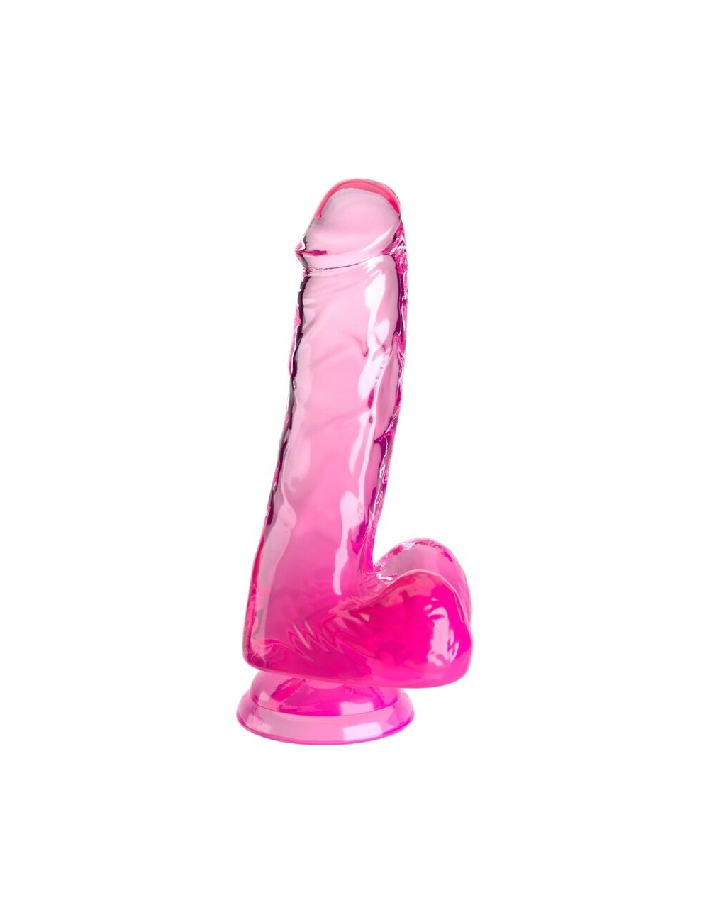 KING COCK - CLEAR PÉNIS RÉALISTE AVEC BOULES 13.5 CM ROSE KING COCK - CLEAR PÉNIS RÉALISTE AVEC BOULES 13.5 CM ROSE