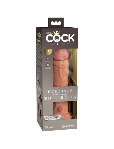 KING COCK - ELITE GODE RÉALISTE EN SILICONE 20.3 CM CARAMEL