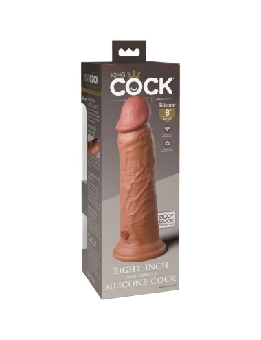 KING COCK - ELITE GODE RÉALISTE EN SILICONE 20.3 CM CARAMEL