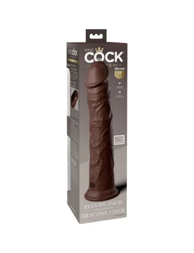 KING COCK - ELITE GODE RÉALISTE EN SILICONE 28 CM MARRON
