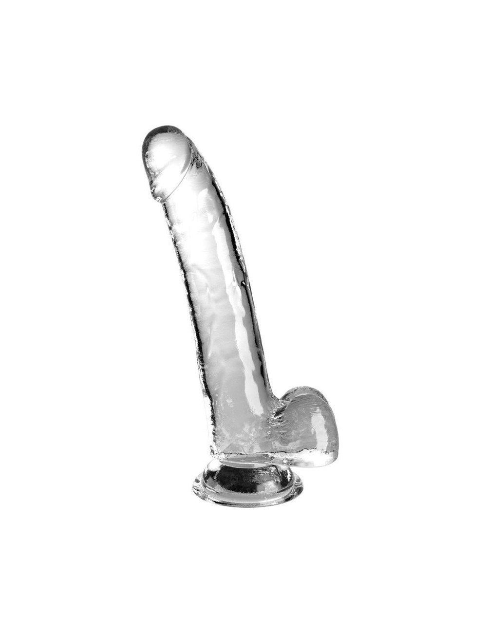 KING COCK - CLEAR GODE AVEC TESTICULES 20.3 CM TRANSPARENT KING COCK - CLEAR GODE AVEC TESTICULES 20.3 CM TRANSPARENT