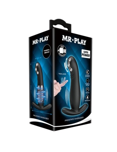 MR PLAY - MASSEUR DE PROSTATE NOIR RECHARGEABLE