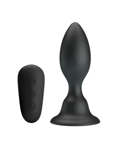 MR PLAY - PLUG ANAL AVEC TÉLÉCOMMANDE VIBRATION NOIRE