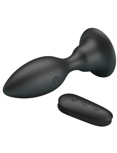 MR PLAY - PLUG ANAL AVEC TÉLÉCOMMANDE VIBRATION NOIRE