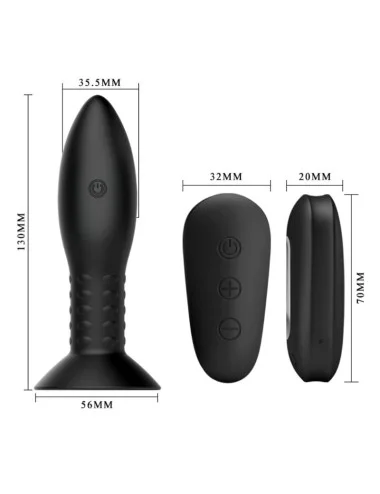 MR PLAY - PLUG AVEC TÉLÉCOMMANDE  BILLES TOURNANTES NOIRES