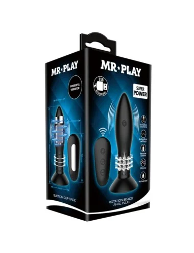 MR PLAY - PLUG AVEC TÉLÉCOMMANDE  BILLES TOURNANTES NOIRES