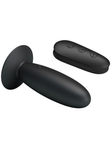 MR PLAY - PLUG ANAL AVEC TÉLÉCOMMANDE VIBRATION NOIRE