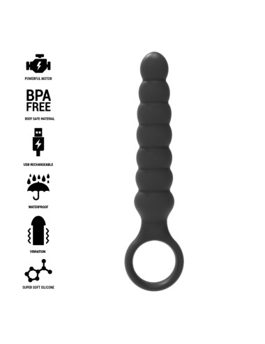 BLACK&SILVER - DILATATEUR ANAL PUISSANT EN SILICONE BOB