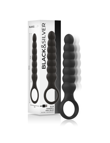 BLACK&SILVER - DILATATEUR ANAL PUISSANT EN SILICONE BOB