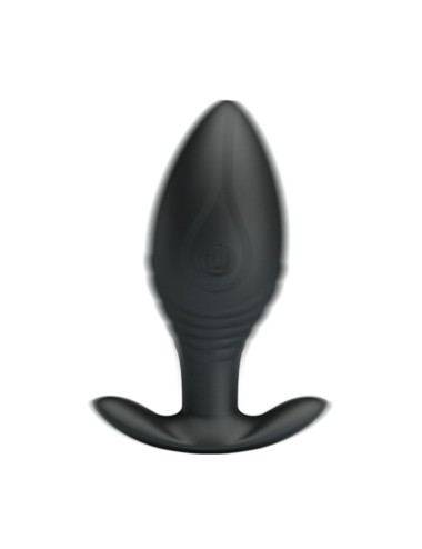 PRETTY LOVE - VIBRATEUR RECHARGEABLE REGINA ANAL PLUG NOIR