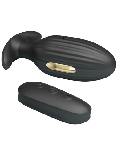 PRETTY LOVE - VIBRATEUR ANAL RECHARGEABLE KELLY PLUG NOIR