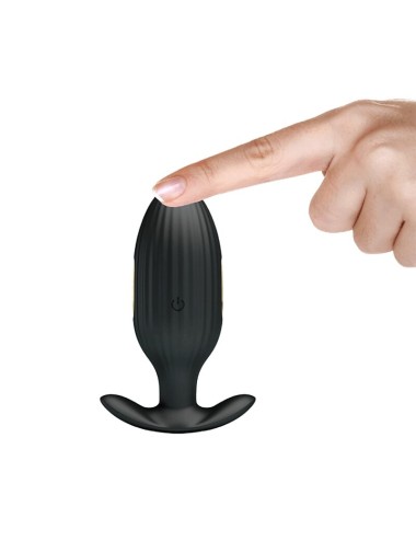 PRETTY LOVE - VIBRATEUR ANAL RECHARGEABLE KELLY PLUG NOIR