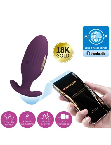PRETTY LOVE - PLUG ANAL CONTRÔLÉ PAR APPLICATION JEFFERSON VIOLET