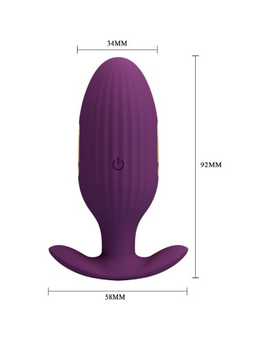 PRETTY LOVE - PLUG ANAL CONTRÔLÉ PAR APPLICATION JEFFERSON VIOLET