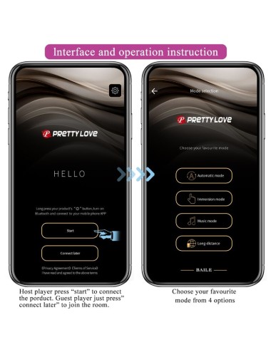 PRETTY LOVE - PLUG ANAL CONTRÔLÉ PAR APPLICATION JEFFERSON VIOLET