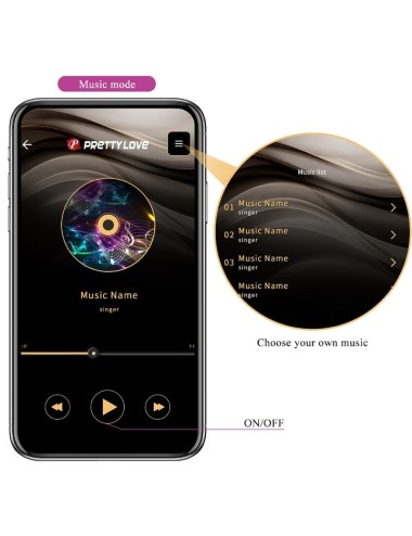PRETTY LOVE - PLUG ANAL CONTRÔLÉ PAR APPLICATION JEFFERSON VIOLET