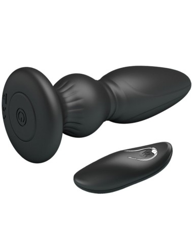 MR PLAY - PUISSANT VIBRATEUR TÉLÉCOMMANDE PLUG ANAL NOIR