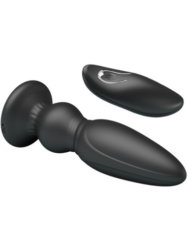 MR PLAY - PUISSANT VIBRATEUR TÉLÉCOMMANDE PLUG ANAL NOIR