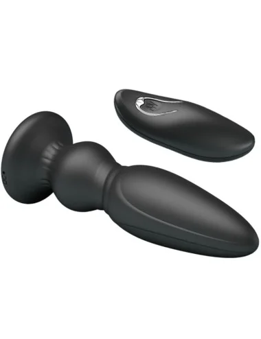 MR PLAY - PUISSANT VIBRATEUR TÉLÉCOMMANDE PLUG ANAL NOIR