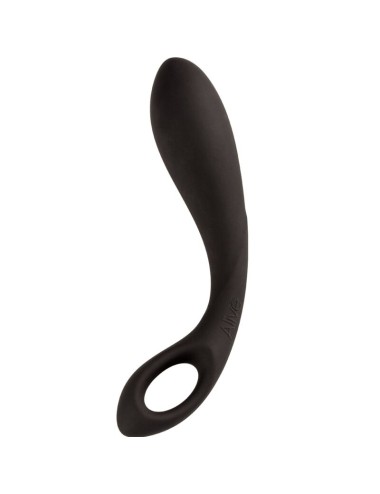 ALIVE - MASSEUR ANAL COEUR NOIR 15 CM