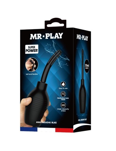 MR PLAY - PUISSANT VIBRATEUR TÉLÉCOMMANDE PLUG ANAL NOIR