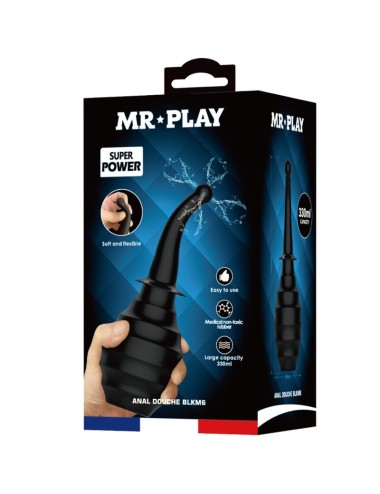 MR PLAY - PUISSANT VIBRATEUR TÉLÉCOMMANDE PLUG ANAL NOIR