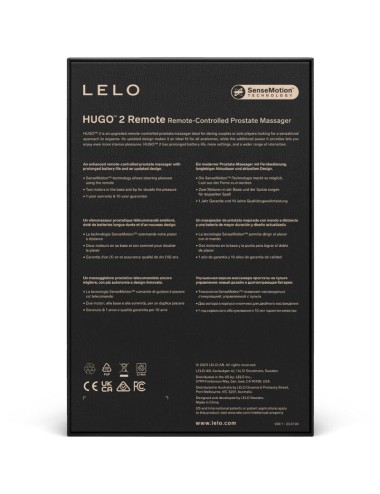 LELO - MASSEUR DE PROSTATE  TÉLÉCOMMANDE HUGO 2 VERT VERT