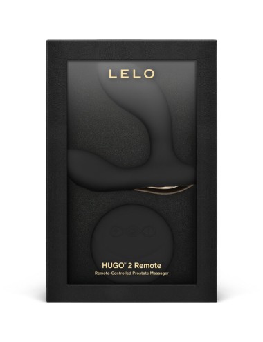 LELO - TÉLÉCOMMANDE DE MASSEUR DE PROSTATE HUGO 2 NOIR