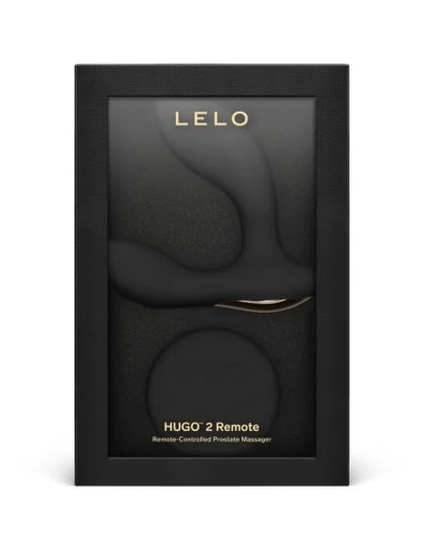 LELO - TÉLÉCOMMANDE DE MASSEUR DE PROSTATE HUGO 2 NOIR