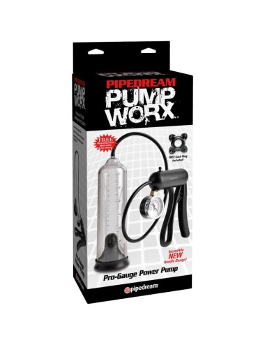 PUMP WORX - POMPE PUISSANTE PRO-GAUGE TRANSPARENTE